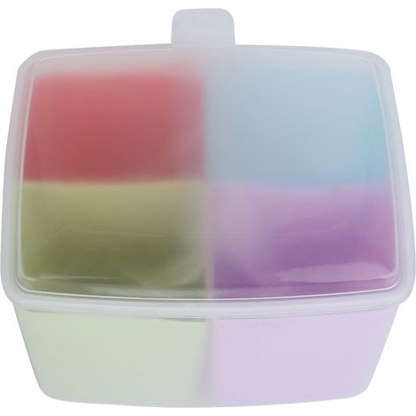 Boîte À Épices 4 Compartiments Avec Cuillère - Rangement Sel Poivre Cuisine - Contenant Assaisonnement Pratique - Lot De 1 (1/2)