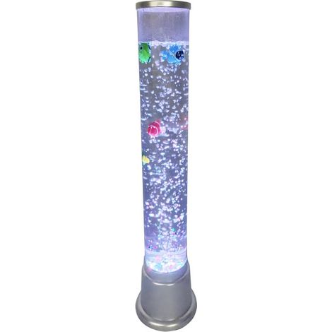 LED-Wassersäule Aquafee Ø 8,5 x 60 cm silber (1/3)