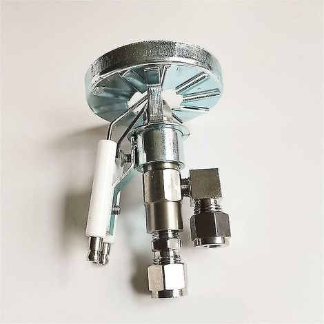 Waste Oil Burner Nozzle Siphon Full Cone Fuel Nozzle Diesel Air Atomizing Sprayer Heavy Oil Stainless Steel Nozzle Burner 0.6mm Nozzle (1/4)