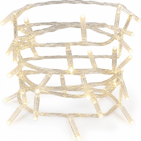 Guirlande LED Blanche Étanche Extérieur, 96 LED, 24 V, 10 m, pour Arbres et Décoration de Fête (1/5)