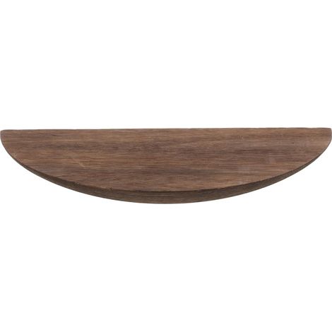 Étagère Murale Flottante en Bois Massif Brûlé Petite Taille 21 CM Support Mural Multi-Usage Cuisine et Salon Étagère Décorative Robuste Style Rustique Rangement Pratique (1/5)