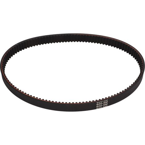Courroie de distribution renforcée 5M-600-15 pour scooter électrique, faible friction, remplacement durable pour coupeur. (1/5)