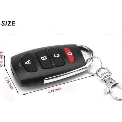 Bkiyougo telecommande 433mhz Universelle Portail, telecommande Portail Universelle, Duplicateur sans Fil clonage 433,92 MHz(2PCS) (1/3)