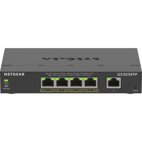 NETGEAR Plus GS305EPP - Switch - Smart - (GS305EPP-100PES) (1/5)