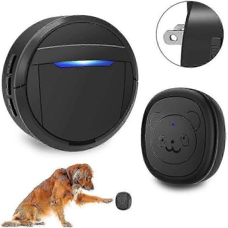 Sonnette sans fil, sonnette pour chien pour l'apprentissage de la propreté, étanche IP55, 55 mélodies, 5 niveaux de volume, LED (1/5)