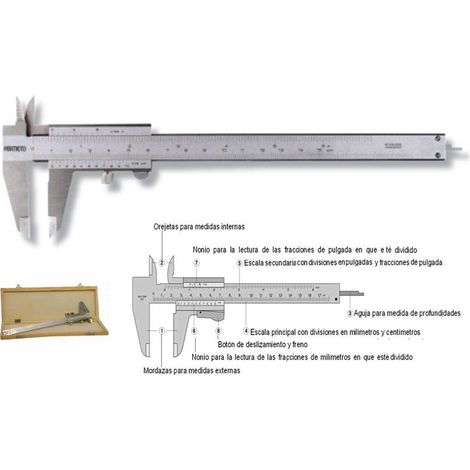 Lams calibre 200 mm con precisión normal
