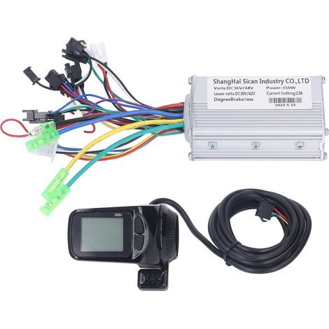 Kit de Conversion Vélo Électrique 36V 350W avec Moteur Brushless, Contrôleur et Écran LCD S886