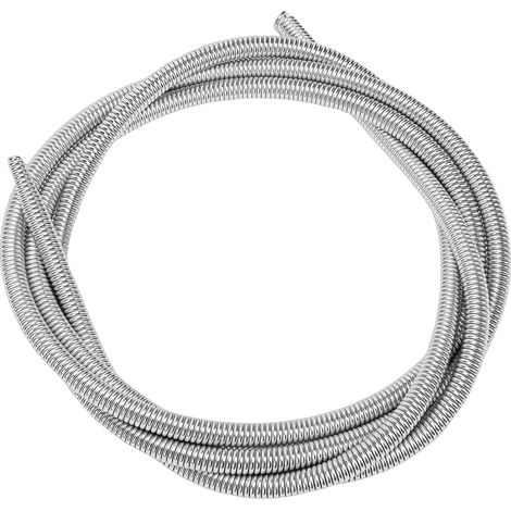 Ressort de Cintrage de Tube Ressort de Cintrage de Tuyau Interne en Acier à trempé trempé à l' 3 4 Pouces 2,5 M pour Tube de Cuivre de Plomberie de Réfrigération CVC Coudes à 180 Degrés