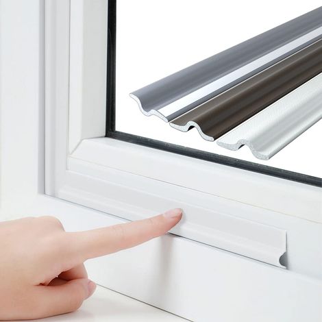 196 pouces/5m Blanc Joint de porte et fenêtre coulissante bois aluminium, Joint en mousse pour fenêtres insonorisation basculante porte, Bande d'étanchéité isolante acoustique pour portes et (1/5)