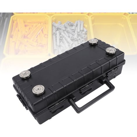 Magnetische Aufbewahrungsbox 28 x 12 x 7 cm, magnetische Aufbewahrungsbox, versteckt unter dem Auto, tragbarer magnetischer Werkzeugkasten (1/5)