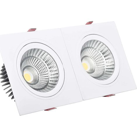 Faretto Downlight LED 30W Rettangolare Madison Foro 260x120 mm 4000K Bianco Naturale