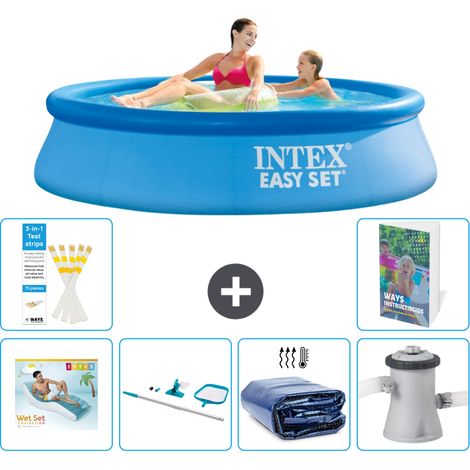 Easy Set Pool Rund - 244x61 cm - 7-teilig S134