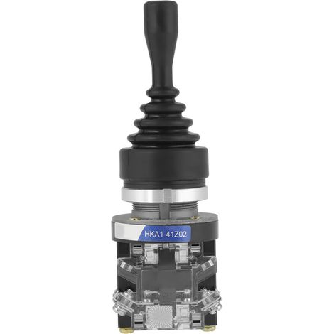 Interrupteurs Sélecteurs rotatif avec Bouton HKA1-41Z02 Commutateur 2NO Retour 2 Positions Joystick Momentané Joystick pour Champ de Sécurité d'Automatisation