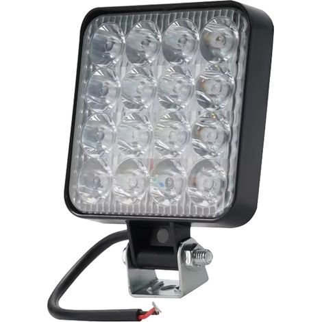 FARO FENDINEBBIA QUADRATO PER AUTO 16 LED - 48 W - LM 1800 - BricoGo