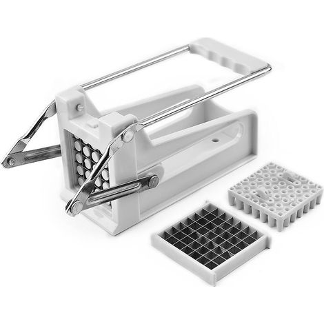 coupe-frites Acier Inoxydable/plastique Blanc 23,5 X 10,5 X 10 Cm (1/5)