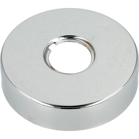 Le Sanitaire – Rosace filetée en laiton chromé 80 mm x 3/4 x 20 mm – Finition élégante pour robinetterie salle de bain – Couverture conduites et raccords