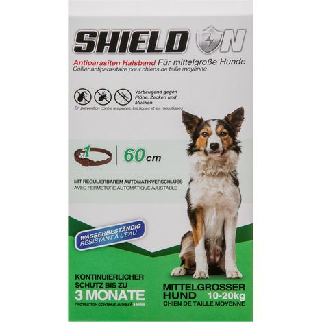 ShieldOn Antiparasitenhalsband für mittelgroße Hunde - 60 cm (1/2)