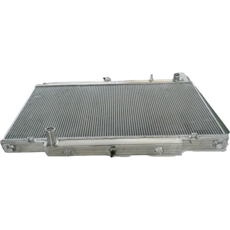 Radiador de aluminio, diseño de 3 núcleos, eficiencia de refrigeración mejorada, compatible con los modelos PATROL Y61 GU, construcción ligera y duradera. (1/5)