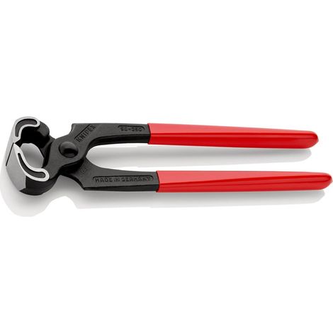 Knipex Kneifzange schwarz atramentiert poliert mit Kunststoff überzogen 250 mm - 50 01 250 (1/2)