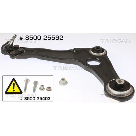 Bras de liaison, suspension de roue Triscan 8500 25592 RENAULT 5450 154 12R