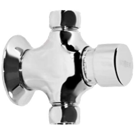 Rubinetto temporizzato per doccia in ottone cromato CW617N nofer 07690.N (1/2)
