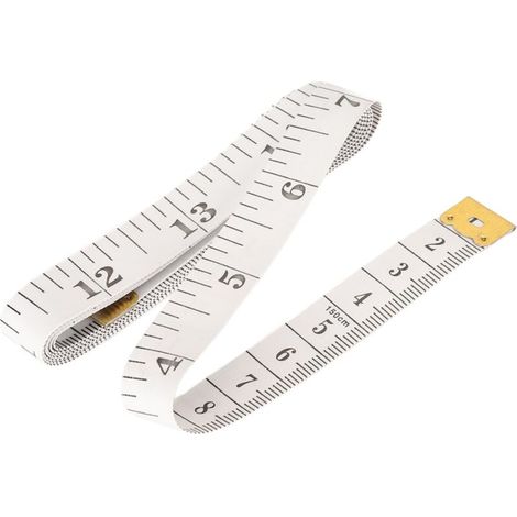 Packung mit 50 flexiblen 60-Zoll-Maßbändern, flexiblem Nählineal mit Metalllaschen für flache und gebogene Oberflächen