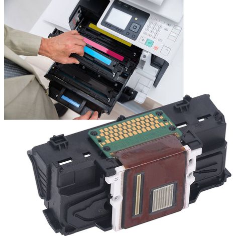 Convient aux têtes d'impression Canon QY6-0090, TS8080, TS9080, TS9020 et TS8050 à usage unique noir.