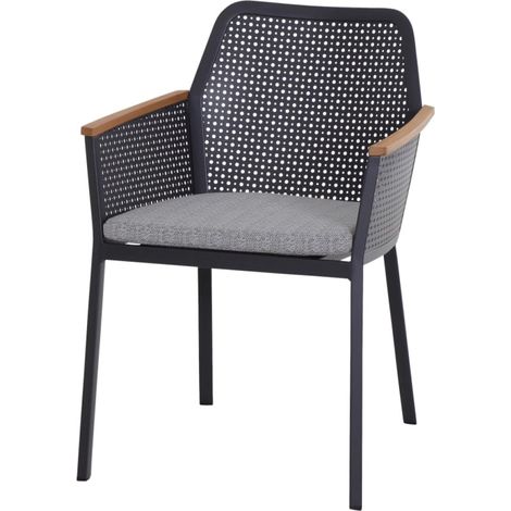 Siena Garden Dining-Sessel Preston, FSC Alu, Teak FSC 100 % (1/5)