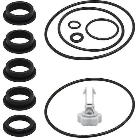 Kit de réparation de rechange pour pompes à filtre à sable, tubes de sortie d'air et joints toriques [DB] (voir illustration) (1/4)