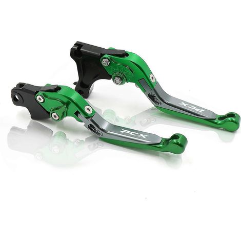 Leviers de frein et d'embrayage pliables et extensibles pour Honda PCX 125, PCX 150, PCX 160 (tous modèles) - Accessoires moto - Q (1/5)