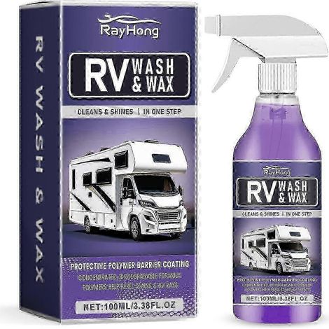 Solution de nettoyage pour camping-cars, nettoyage en une étape, décontamination facile, éclat comme neuf, agent de revêtement anti-UV (1/4)