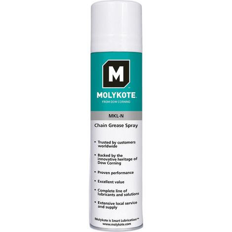 Spray lubrifiant pour chaîne Molykote MKL-N 400 ml