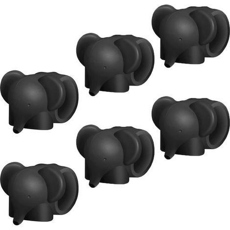 6er-Pack Türgriffpolster – Türstopper in Tierform – Stoßfest – Silikon-Wandschutz – Schlafzimmer, Badezimmer, Büros (1/5)