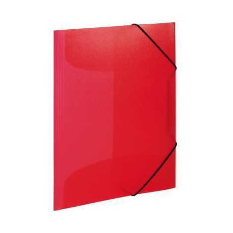 HERMA Sammelmappe HERMA DIN A4 Polypropylen rot transluzent 3 St./Pack.