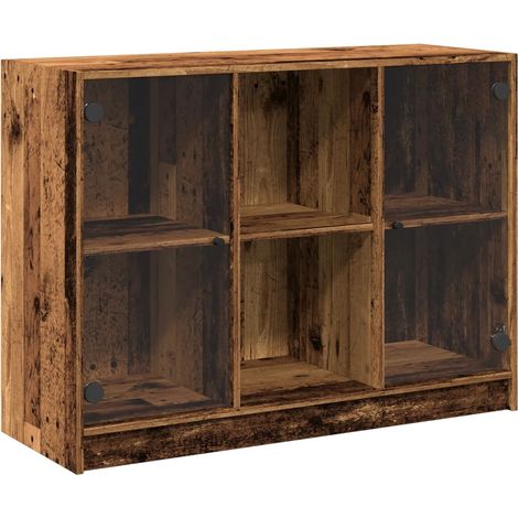 Aparador buffet cómoda mueble mueble de almacenaje organizador cocina salón salón madera vieja 102 x 37 x 75,5 cm madera contrachapada marrón 020036598