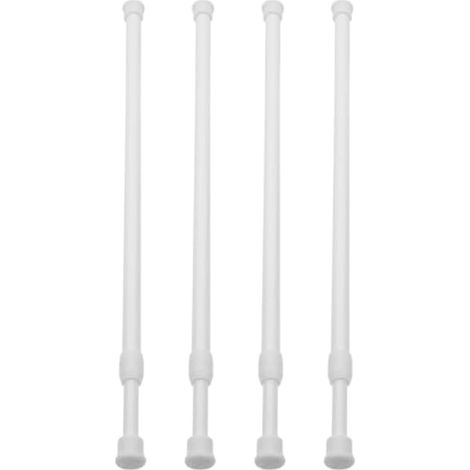 Tringle à rideaux extensible, sans perçage, 40-70 cm, lot de 4 (1/5)