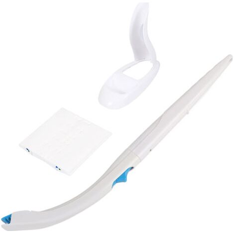 QORVA-Brosse de nettoyage, trou de suspension, poignée en forme d'arche pour toilettes de salle de bain