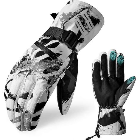 Gants thermiques de ski tactiles -29 Gants d'hiver imperméables au froid pour le snowboard, le cyclisme, l'escalade et la randonnée Unisexe - GaryM (1/5)