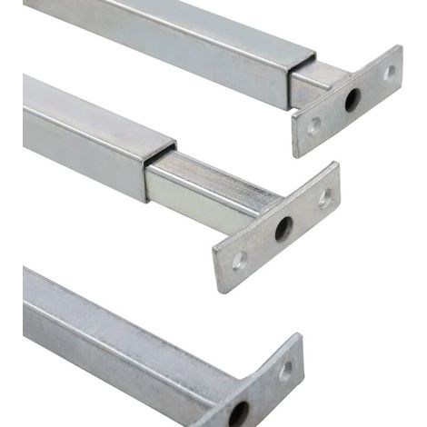 Barres de fentre rglables de scurit 3 pcs 710-1200 mm