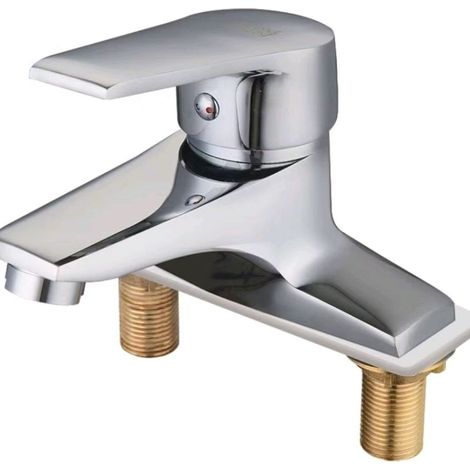 Zinc alloy basin faucet, household bathroom basin hot and cold water faucet, washbasin/desk basin, Shendas two-way faucet - alloy body