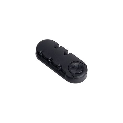 1 pièce noir 3 chiffres combinaison cadenas pour voyage bagages valise Code serrure fixe serrure antivol sac accessoires (1/5)