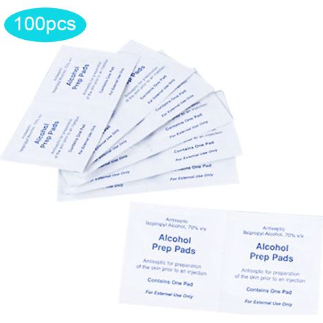 Lot de 100 lingettes nettoyantes jetables portables en papier non tissé (1/5)