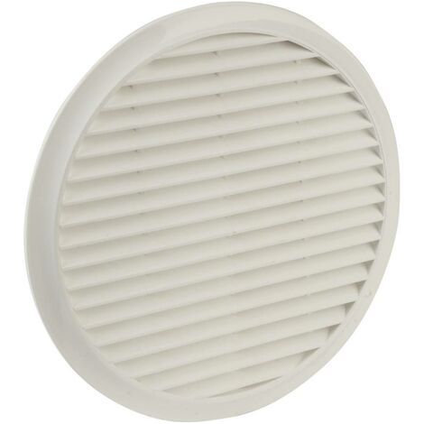 Wallair N33812 Grille de ventilation plastique Convient pour Ø de tube: 10 cm S89357 (1/3)