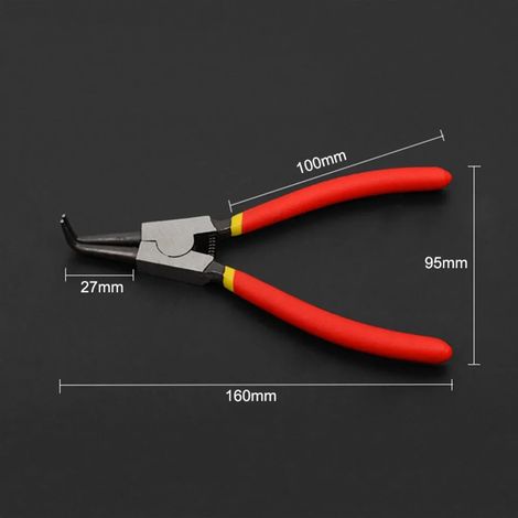 Pince multifonction portable de 7 pouces pour circlips internes et externes (1/5)