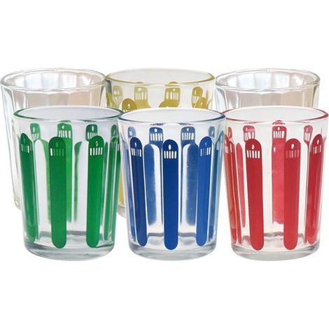 Beleuchtetes Farbglas Set X 6 – Ciergerie Südost