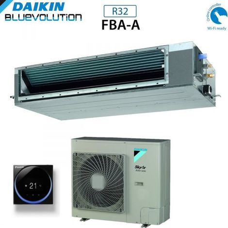 Climatizzatore Condizionatore Daikin Bluevolution Canalizzato Canalizzabile Media Prevalenza 24000 BTU FBA71A + RZAG71NV1 Monofase R-32 Wi-Fi Optional Classe A++/A+