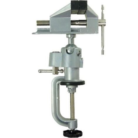 Étau de Table en Alliage d'Aluminium 3" Universel Mini Étau Établi avec Base Rotatif à 360 degrés Pince de Table pour Bois Passe-temps Bijoux Travail (1/5)