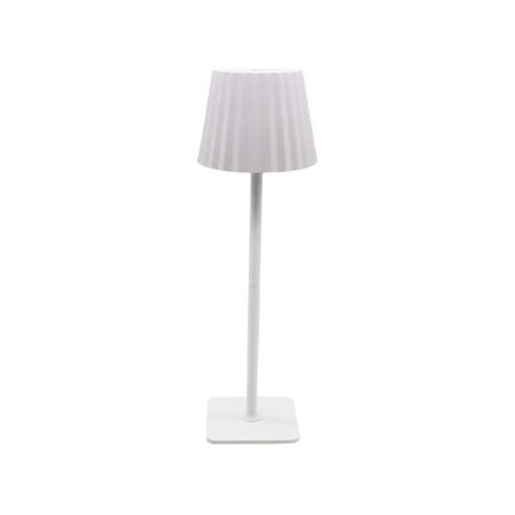 Lampe de Table Rechargeable Tactile Blanche Design 3W CCT - 3000K/4200K/6400K - SILAMP