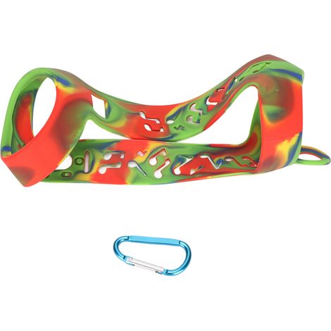 Housse de Protection Silicone pour Enceinte Pulse 3, Antichoc et Anti-rayures avec Mousqueton - Style Camouflage (1/5)