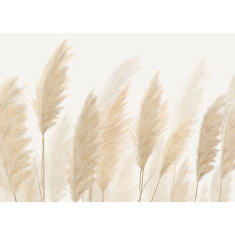Papier peint intissé arbres dans le vent couleur sable 375 x 270 cm (1/5)